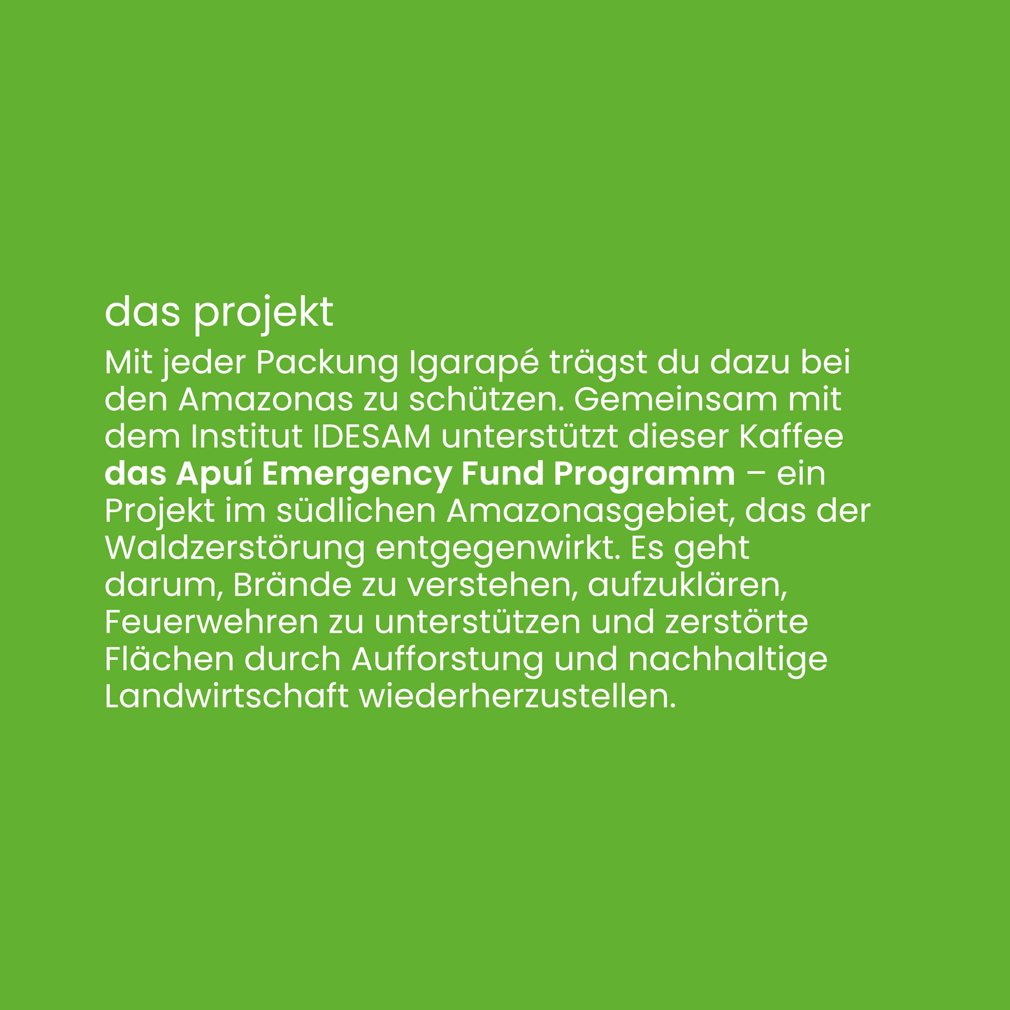 Brasilien Projektkoffie Nr. 3